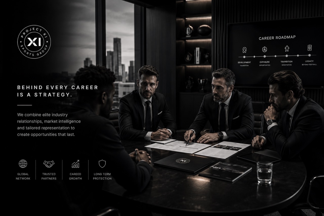 Project XI mission graphic: Behind every career is a strategy.